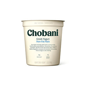 Yoghurt griego natural 0% grasa Chobani 907g