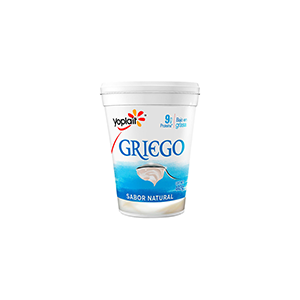 Yoghurt griego natural bajo en grasa Yoplait 442g