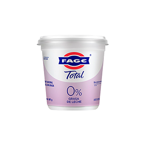 Yoghurt griego natural sin azúcar 0% grasa Fage 907g