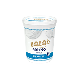 Yoghurt griego natural sin azúcar LALA 900g