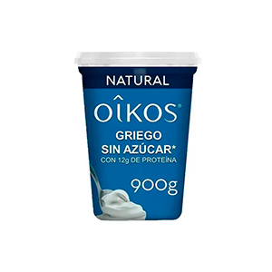 Yoghurt griego natural sin azúcar Oikos 900g