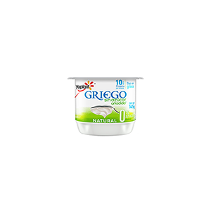 Yoghurt batido griego natural sin azúcar Yoplait 145g