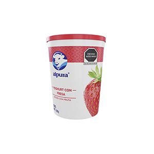 Yoghurt batido de fresa Alpura 900g