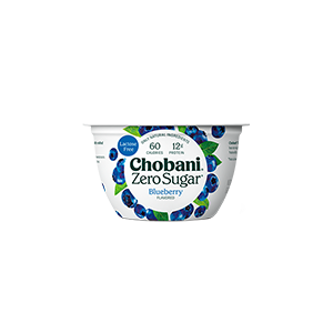 Yoghurt griego mora azul 0% azúcar Chobani 150g